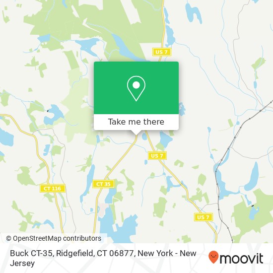 Mapa de Buck CT-35, Ridgefield, CT 06877