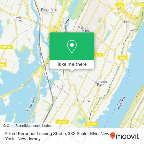 Fitted Personal Training Studio, 333 Shaler Blvd map