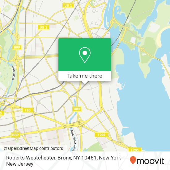 Roberts Westchester, Bronx, NY 10461 map