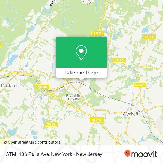 Mapa de ATM, 436 Pulis Ave