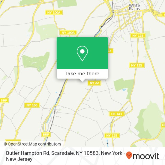 Butler Hampton Rd, Scarsdale, NY 10583 map