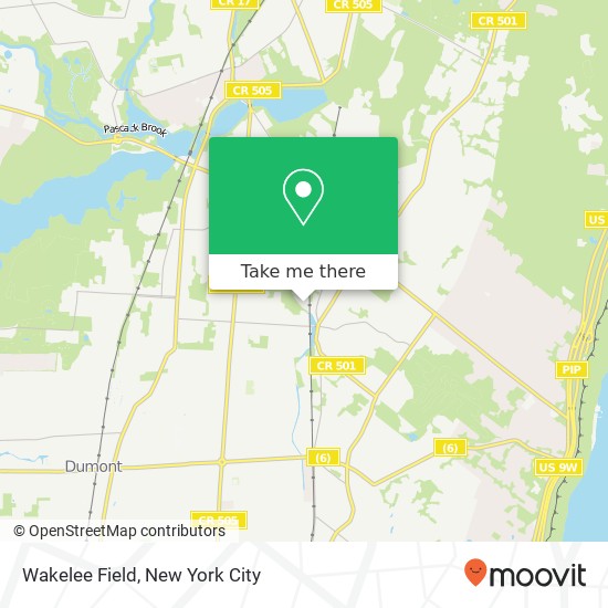 Mapa de Wakelee Field