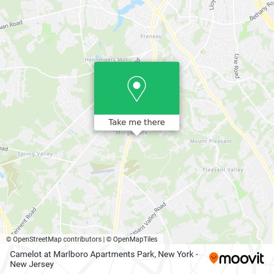 Mapa de Camelot at Marlboro Apartments Park