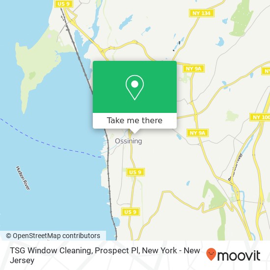 TSG Window Cleaning, Prospect Pl map