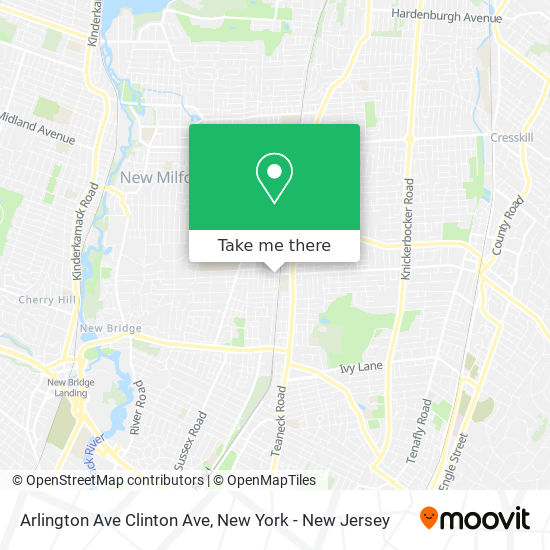 Mapa de Arlington Ave Clinton Ave