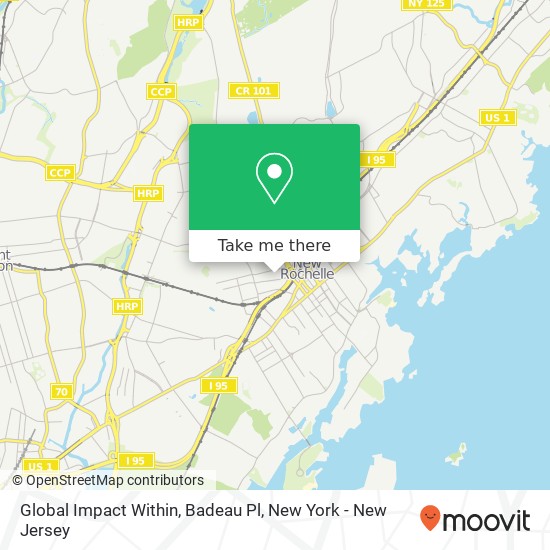 Mapa de Global Impact Within, Badeau Pl