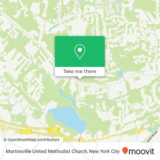 Martinsville United Methodist Church map