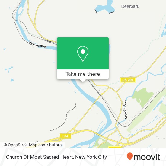 Church Of Most Sacred Heart map