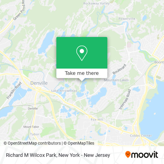 Richard M Wilcox Park map