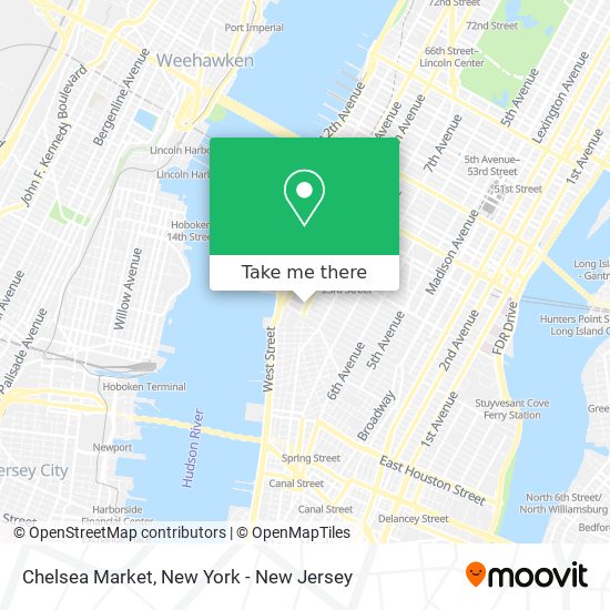 Chelsea Market map