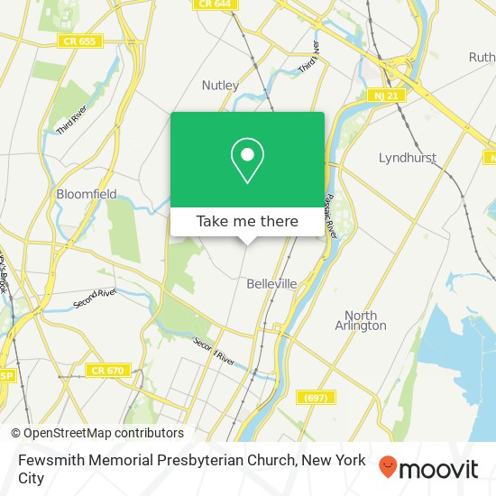 Mapa de Fewsmith Memorial Presbyterian Church