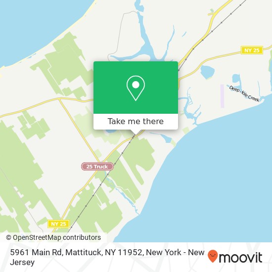 Mapa de 5961 Main Rd, Mattituck, NY 11952