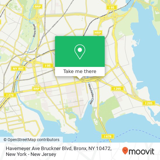 Mapa de Havemeyer Ave Bruckner Blvd, Bronx, NY 10472