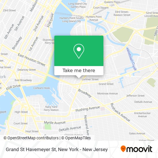 Grand St Havemeyer St map