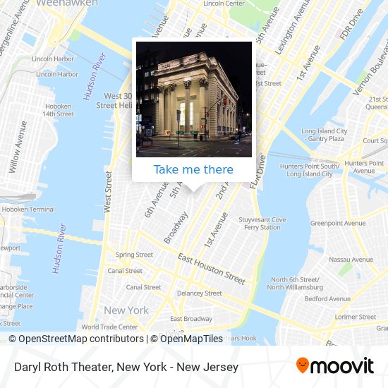 Mapa de Daryl Roth Theater
