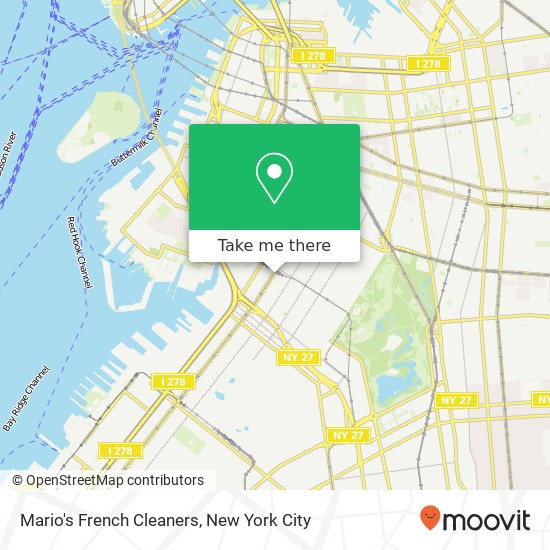 Mario's French Cleaners map