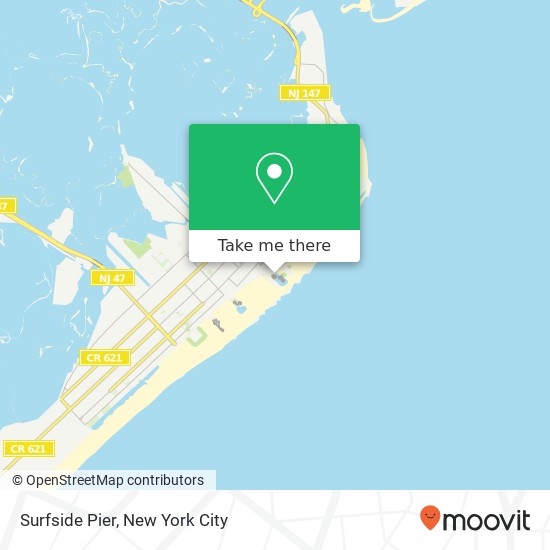 Surfside Pier map