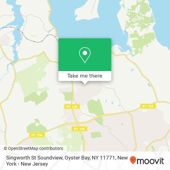 Mapa de Singworth St Soundview, Oyster Bay, NY 11771