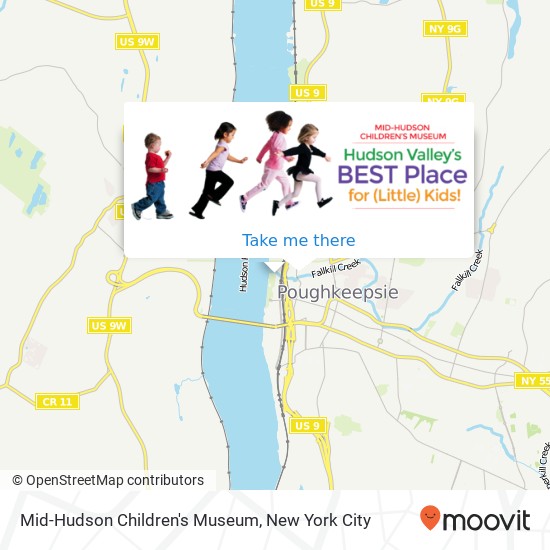 Mid-Hudson Children's Museum map