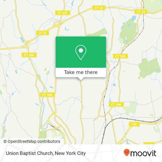 Union Baptist Church map