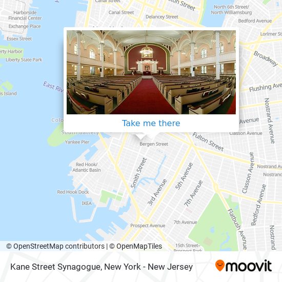 Mapa de Kane Street Synagogue