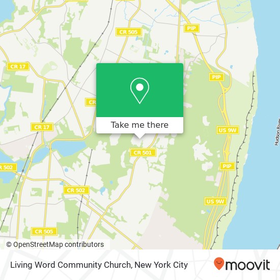 Mapa de Living Word Community Church