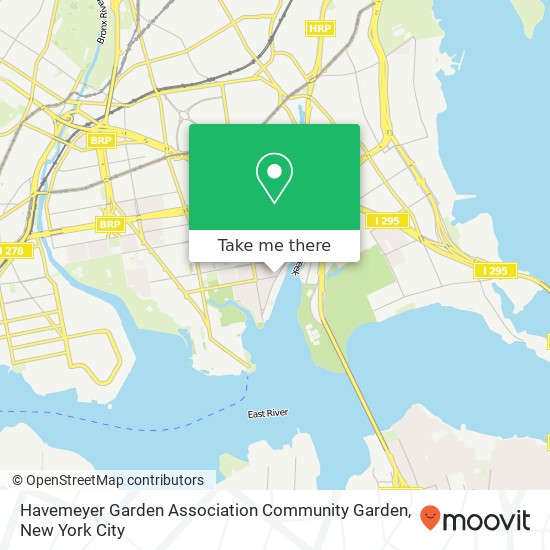 Havemeyer Garden Association Community Garden map