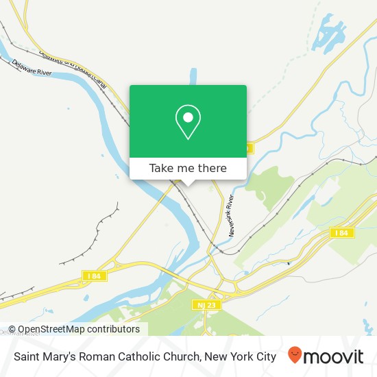 Saint Mary's Roman Catholic Church map