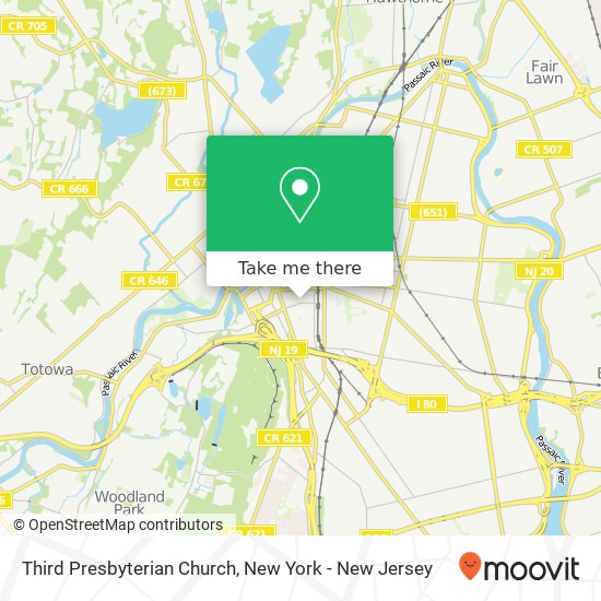 Mapa de Third Presbyterian Church