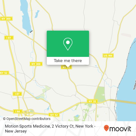 Motion Sports Medicine, 2 Victory Ct map