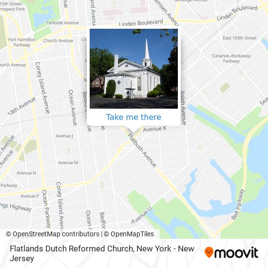 Flatlands Dutch Reformed Church map