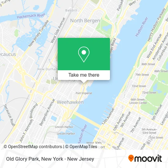 Old Glory Park map