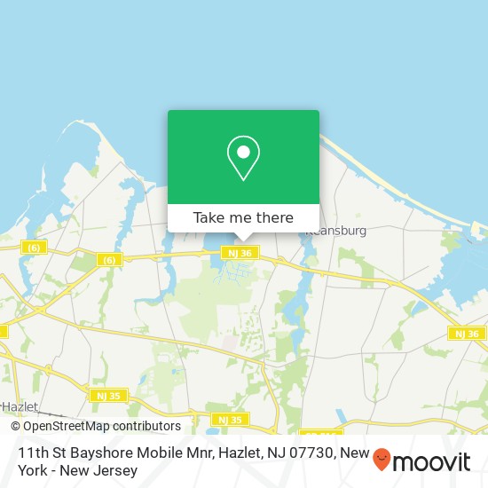 11th St Bayshore Mobile Mnr, Hazlet, NJ 07730 map