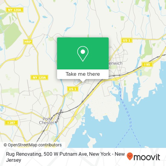 Mapa de Rug Renovating, 500 W Putnam Ave