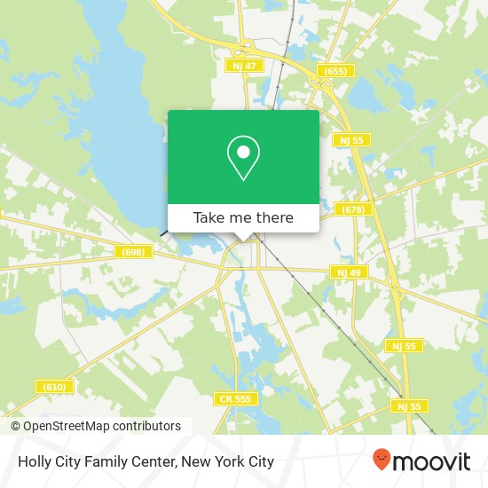 Mapa de Holly City Family Center