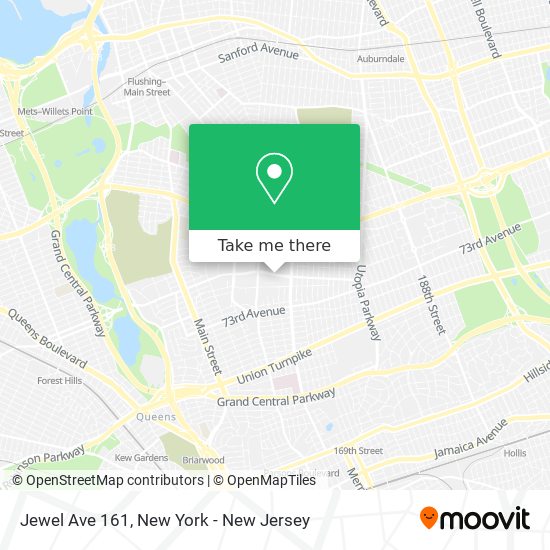 Jewel Ave 161 map