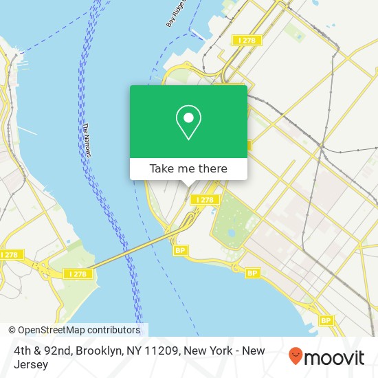 Mapa de 4th & 92nd, Brooklyn, NY 11209