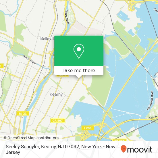 Mapa de Seeley Schuyler, Kearny, NJ 07032