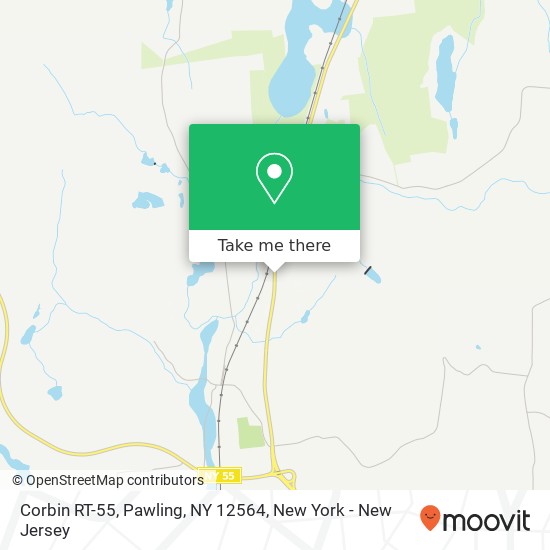 Corbin RT-55, Pawling, NY 12564 map