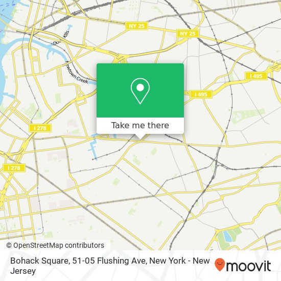 Mapa de Bohack Square, 51-05 Flushing Ave