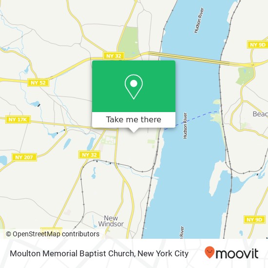 Mapa de Moulton Memorial Baptist Church