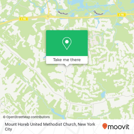 Mount Horeb United Methodist Church map