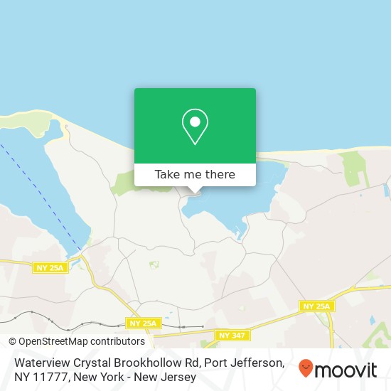 Mapa de Waterview Crystal Brookhollow Rd, Port Jefferson, NY 11777