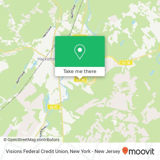 Visions Federal Credit Union map
