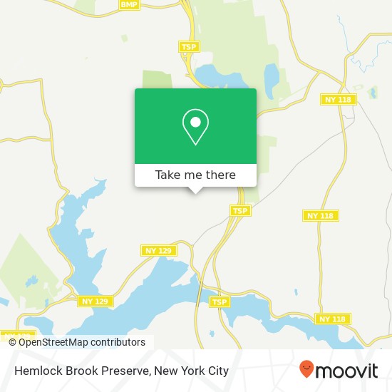 Mapa de Hemlock Brook Preserve