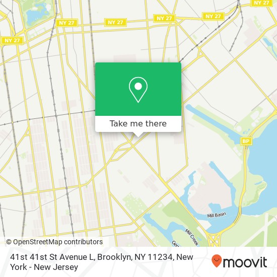 41st 41st St Avenue L, Brooklyn, NY 11234 map