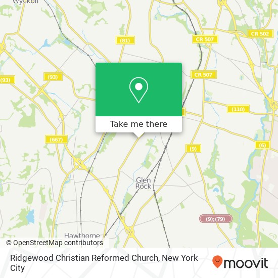Mapa de Ridgewood Christian Reformed Church