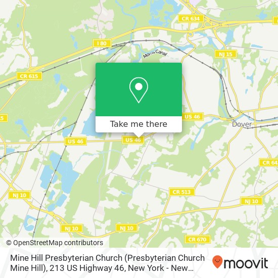 Mine Hill Presbyterian Church (Presbyterian Church Mine Hill), 213 US Highway 46 map