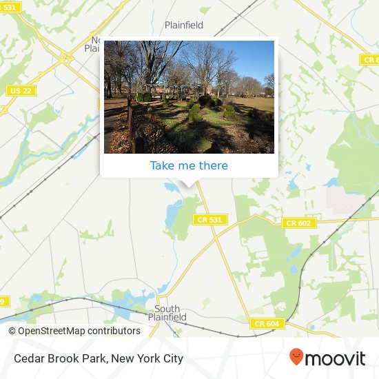 Mapa de Cedar Brook Park