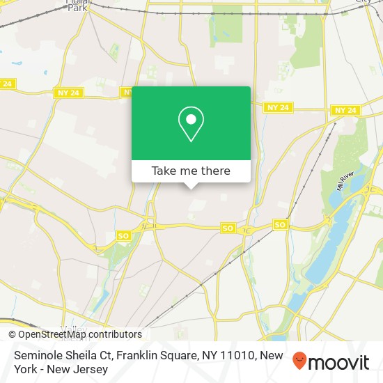 Seminole Sheila Ct, Franklin Square, NY 11010 map